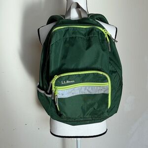 L.L. Bean Green Backpack for Kids